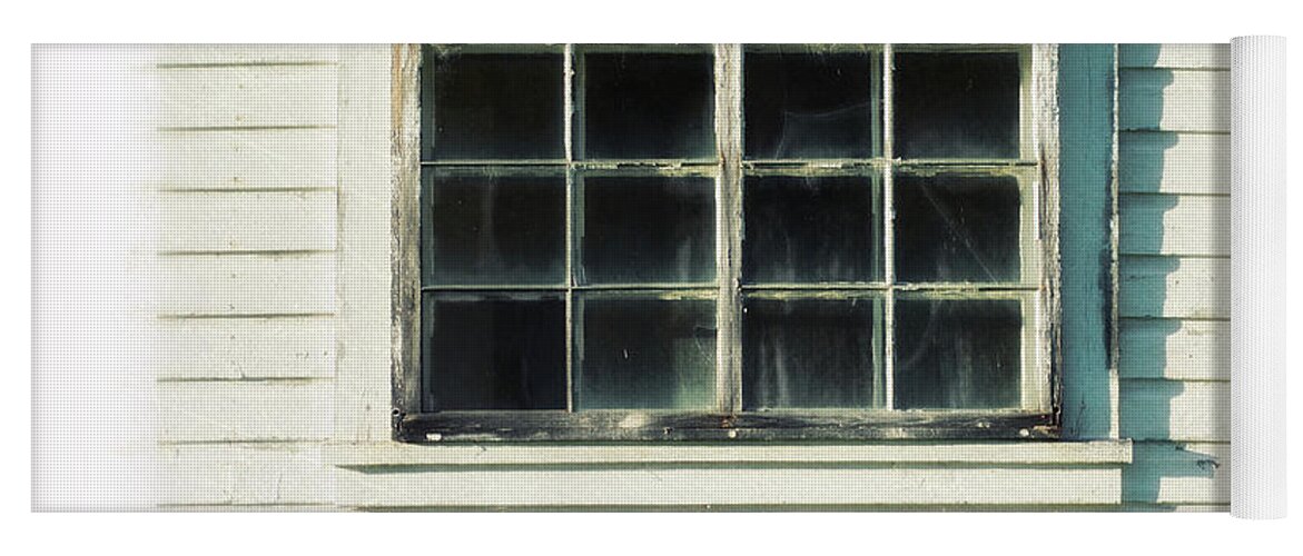 Window Yoga Mat featuring the photograph Old Window 1 by Priska Wettstein