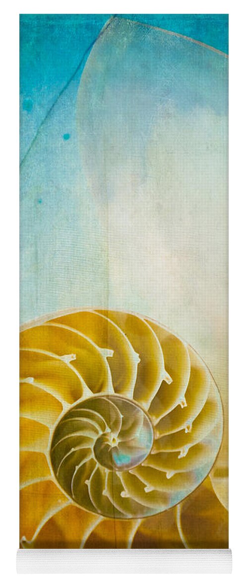 Nautilus Yoga Mat featuring the photograph Old World Treasures - Nautilus by Colleen Kammerer