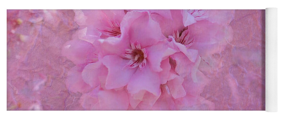 Oleander Yoga Mat featuring the photograph Oleander Blossoms by Lorraine Baum