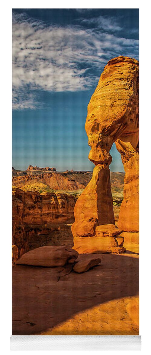 Arch Yoga Mat featuring the photograph On This New Morning by Doug Scrima