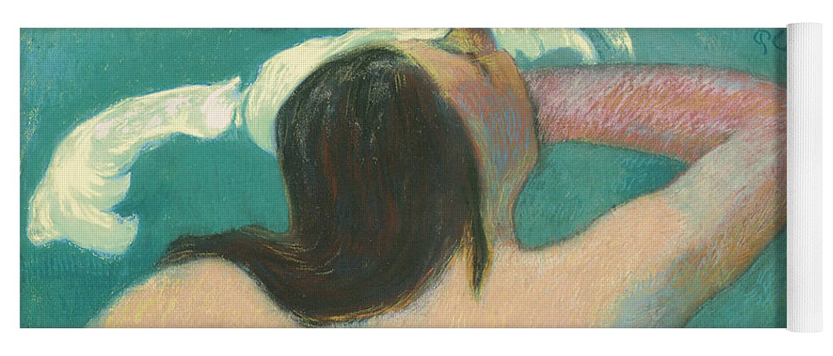Gauguin Yoga Mat featuring the painting Ondine II by Paul Gauguin