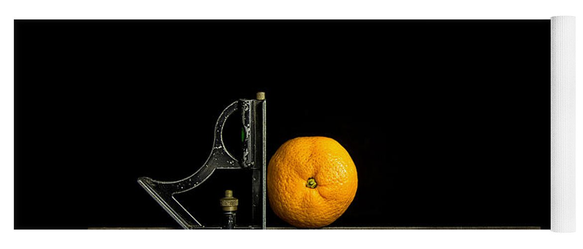 Orange Yoga Mat featuring the photograph Oranges ain't square by Nigel R Bell