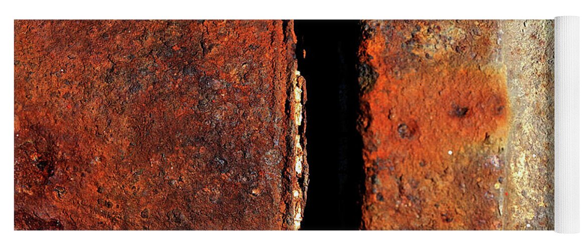 Oxidation Yoga Mat featuring the photograph Oxidation #431 by Raymond Magnani