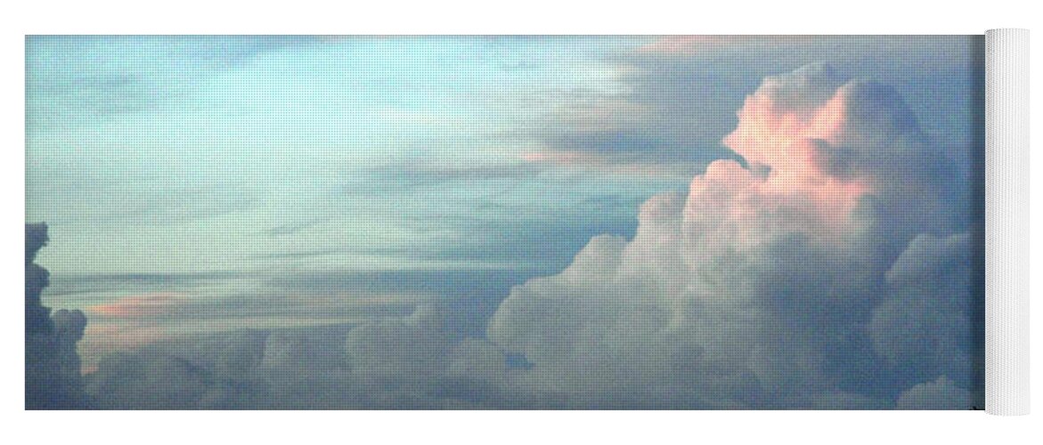 Clouds Yoga Mat featuring the photograph Painted by nature by Susan Baker