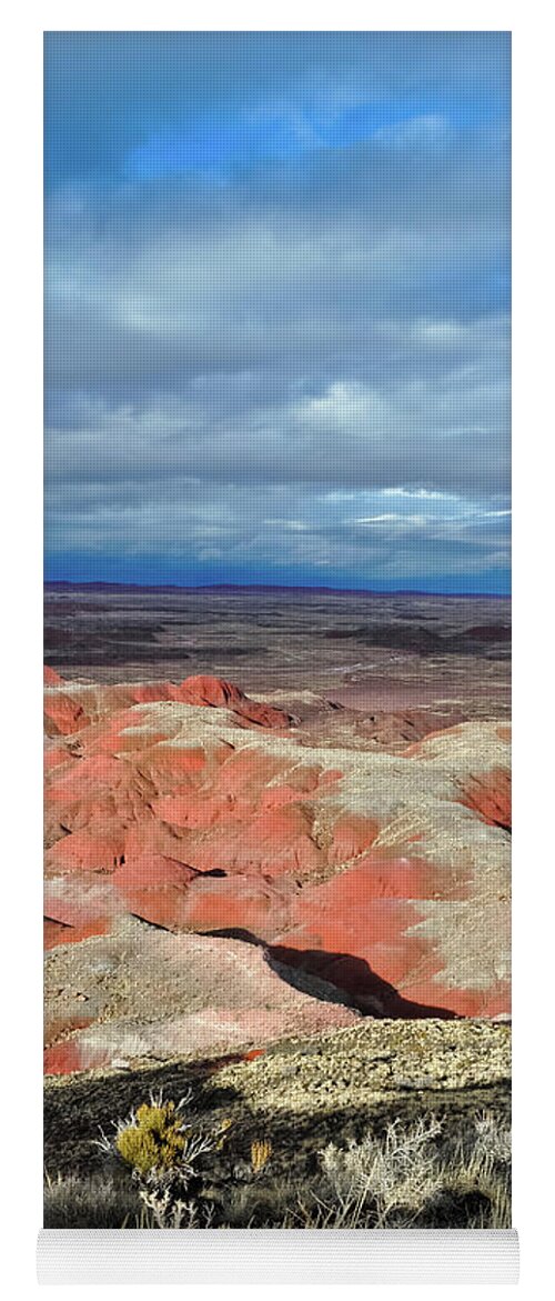 Petrified Forest National Park Yoga Mat featuring the photograph Painted Desert Magic Hour by Kyle Hanson
