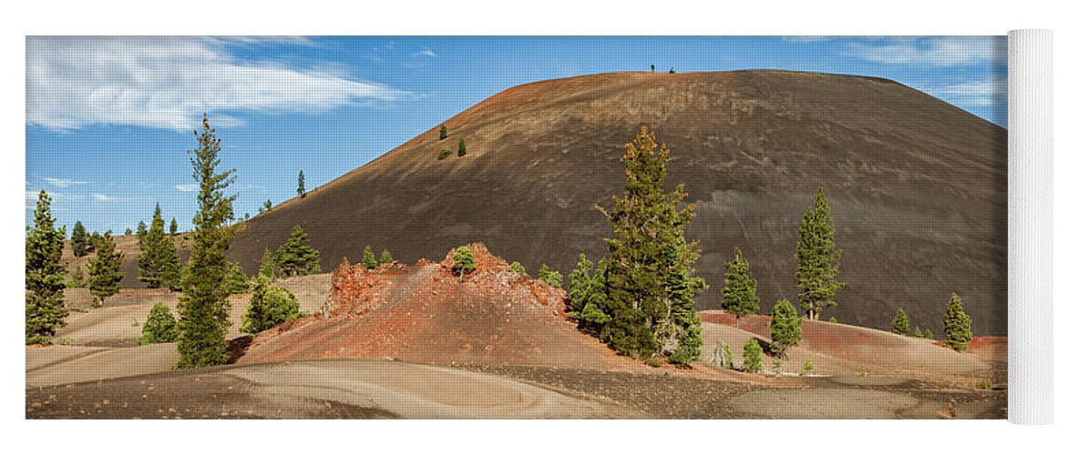Cinder Cone In Lassen National Park Yoga Mat featuring the photograph Painted Dunes and Cinder Cone by Rick Pisio