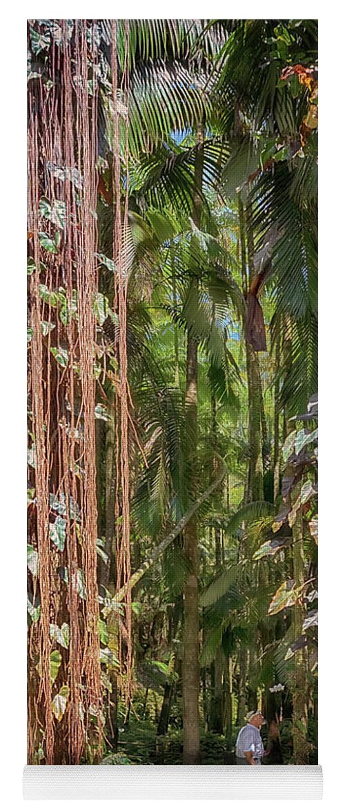 Palm Trees Yoga Mat featuring the photograph Palm Jungle by Susan Rissi Tregoning