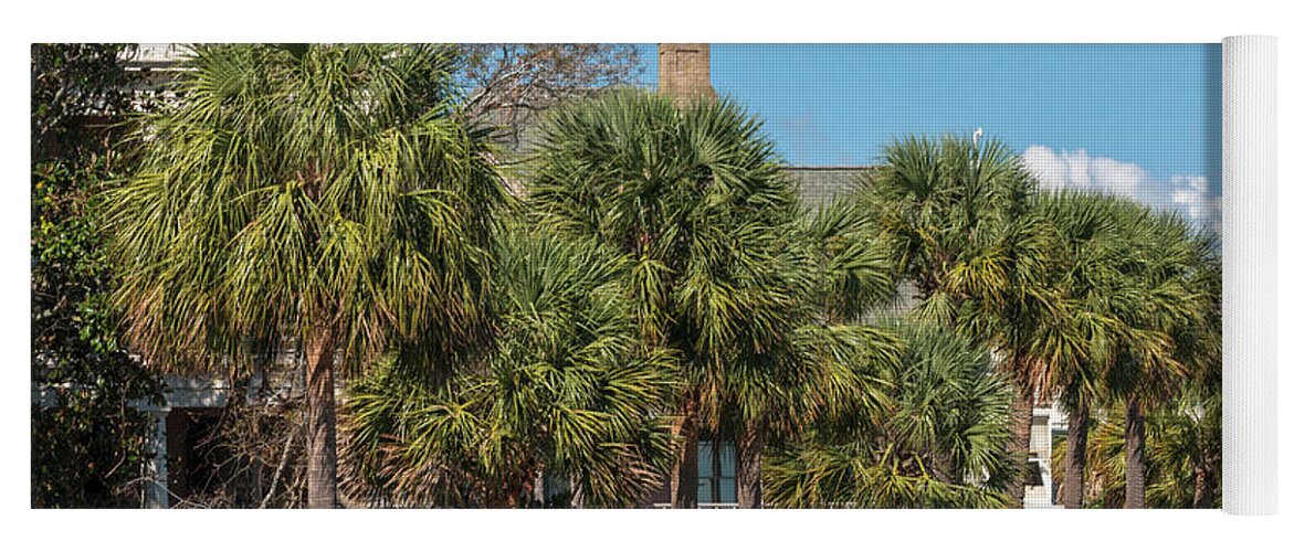 Charleston Yoga Mat featuring the photograph Palmetto Breeze by Dale Powell