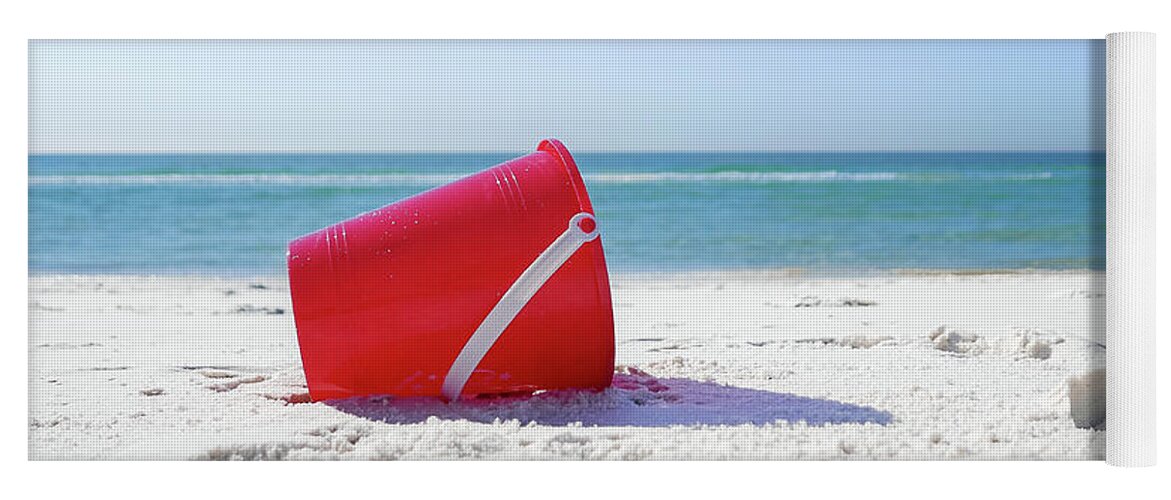 Panama Yoga Mat featuring the photograph Panama Beach Florida Sandy Beach by Robert Bellomy
