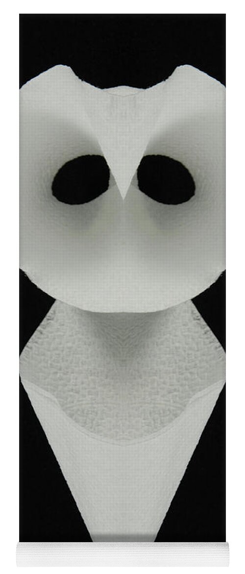 Paper Towel Yoga Mat featuring the sculpture Paper Owl by Rein Nomm