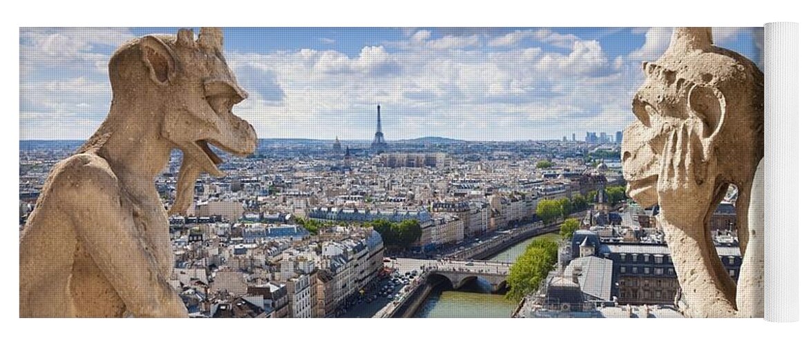 Paris Yoga Mat featuring the photograph Paris by Jackie Russo