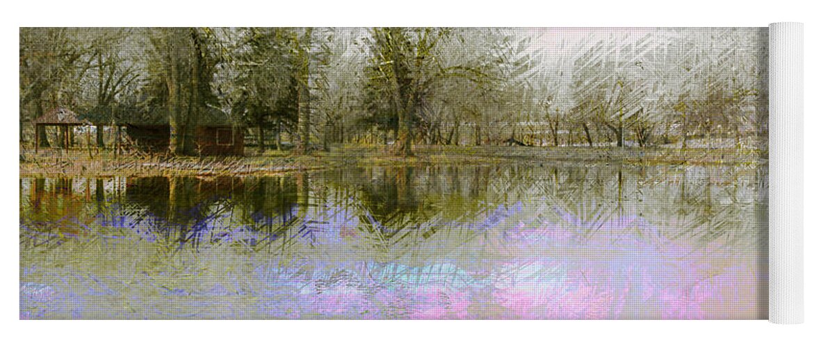 Landscape Yoga Mat featuring the photograph Peaceful Serenity by Julie Lueders 