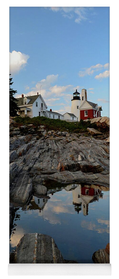Pemaquid Point Light Yoga Mat featuring the photograph Pemaquid Point Light by Colleen Phaedra