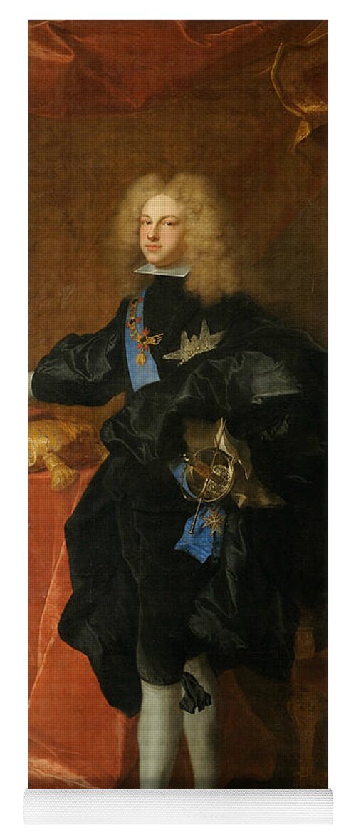 18th Century Art Yoga Mat featuring the painting Philip V, King of Spain by Hyacinthe Rigaud