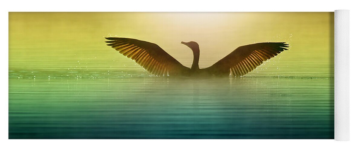 Artistic Render Yoga Mat featuring the photograph Phoenix Rising by Rob Blair
