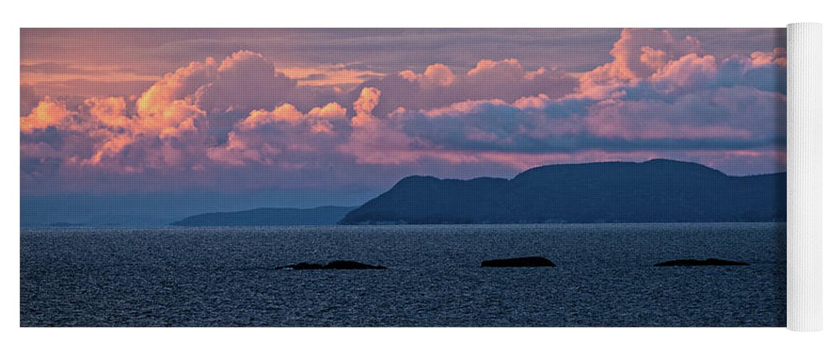 Evening Yoga Mat featuring the photograph Pic Island by Doug Gibbons