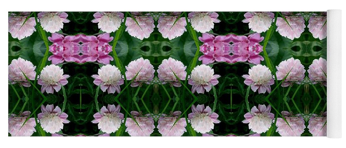 Floral Yoga Mat featuring the photograph Picture Putty Puzzle 04 by Pamela Critchlow