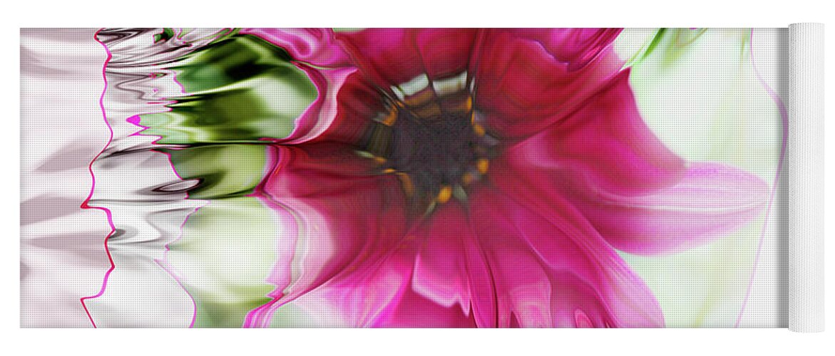Pink Yoga Mat featuring the photograph Pink Daisy by Elaine Hunter