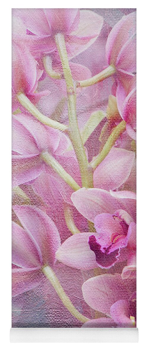 Beautiful Yoga Mat featuring the photograph Pink Orchids by Ann Bridges