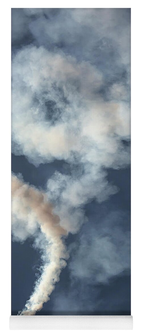 Plane Yoga Mat featuring the photograph Pirouette in the sky by Jaroslaw Blaminsky