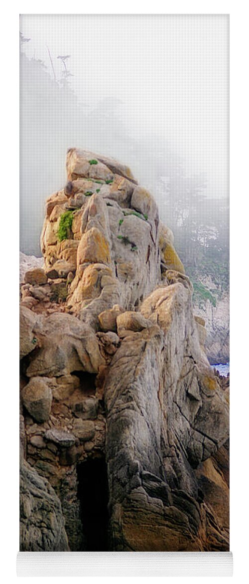 Photography Yoga Mat featuring the photograph Point Lobos in Fog by Terry Davis