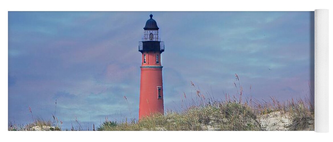 Ponce De Leon Inlet Yoga Mat featuring the photograph Ponce de Leon Lighthouse by Carolyn Mickulas