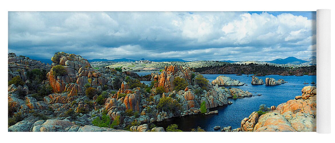 Prescott Yoga Mat featuring the photograph Prescott Rocks by Richard Gehlbach