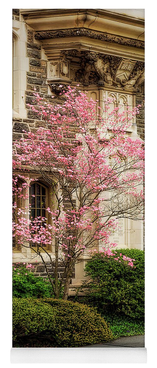 Princeton University Yoga Mat featuring the photograph Princeton University Patton Hall by Susan Candelario