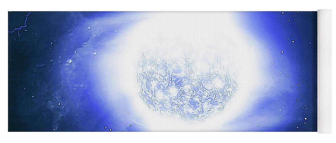 Starfield Yoga Mat featuring the painting Pulsar Life by AM FineArtPrints