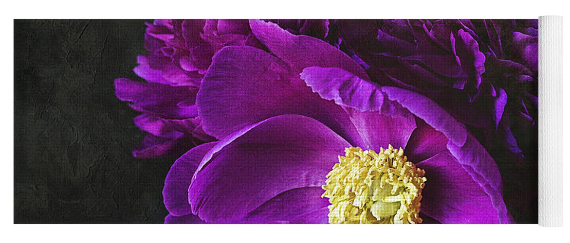 Peony Yoga Mat featuring the photograph Purple Passion by Cindi Ressler
