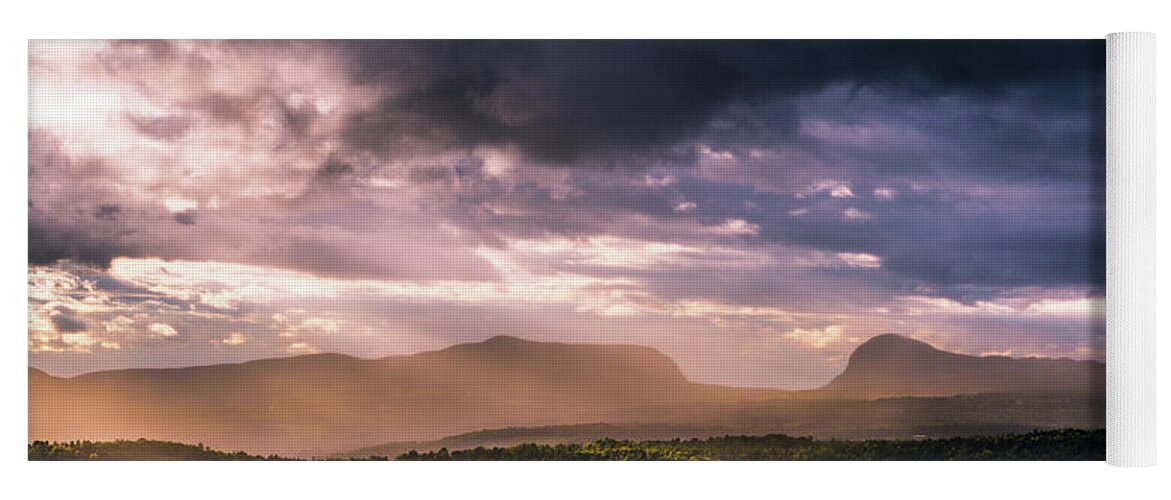 Vermont Yoga Mat featuring the photograph Rain Showers over Willoughby Gap by Tim Kirchoff