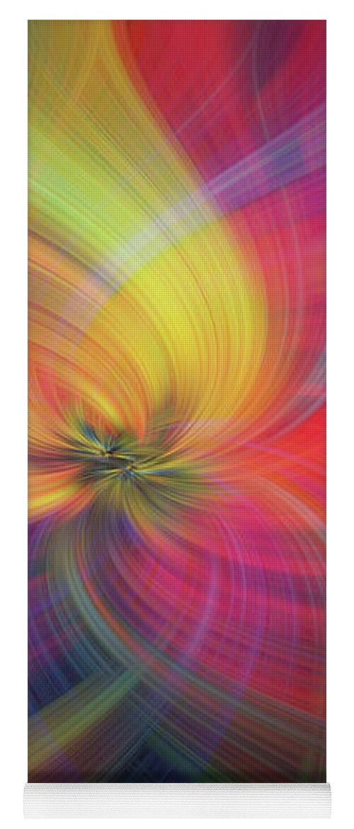 Jenny Rainbow Fine Art Photography Yoga Mat featuring the photograph Rainbow Flower of Passion by Jenny Rainbow