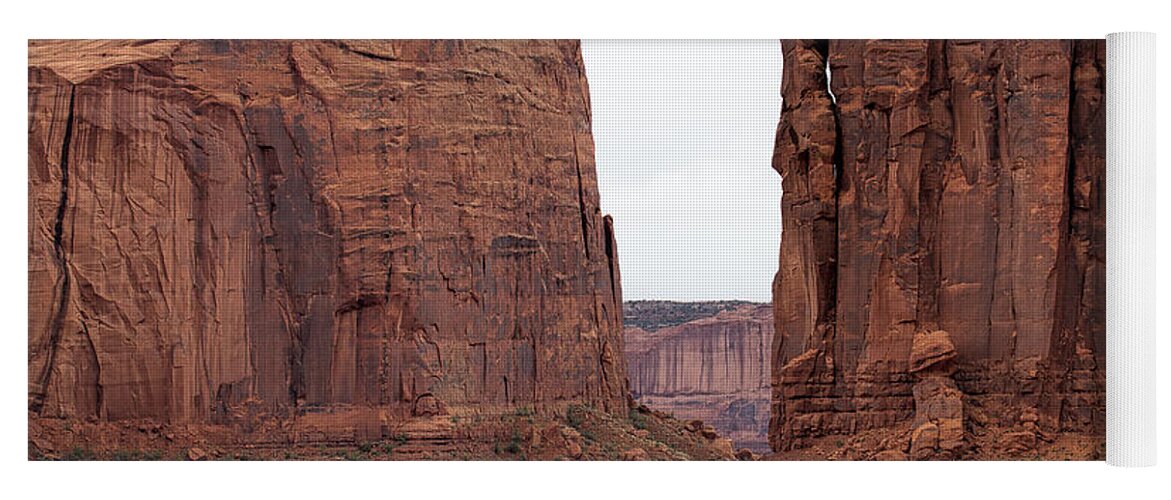 Monument Valley Print Yoga Mat featuring the photograph Red Gap by Jim Garrison