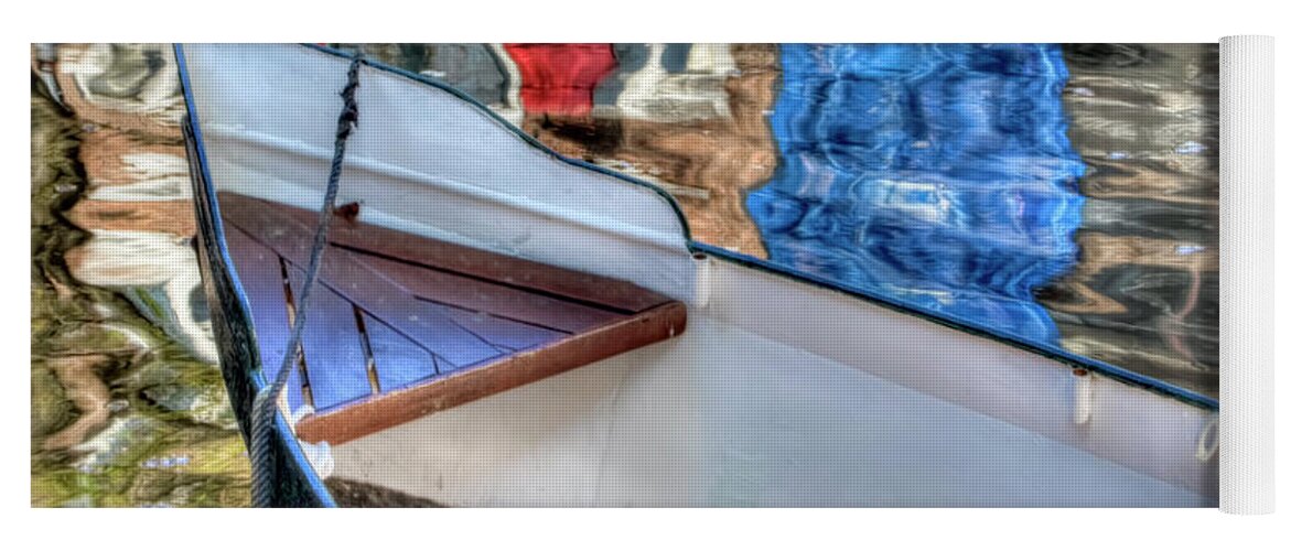 Amsterdam Yoga Mat featuring the photograph Reflections and Ripples by Nadia Sanowar
