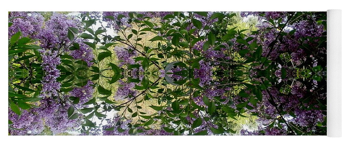 Lilac Yoga Mat featuring the photograph Reflections In Spring by Eunice Miller