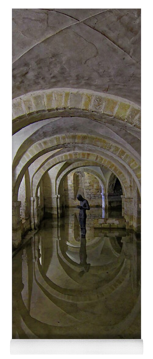 Reflections Yoga Mat featuring the photograph Reflections in Winchester Cathedral by Doolittle Photography and Art