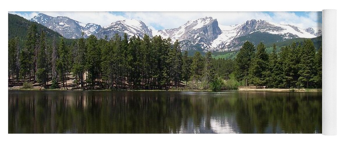 Sprague Lake Yoga Mat featuring the photograph Reflections of Sprague Lake by Dorrene BrownButterfield