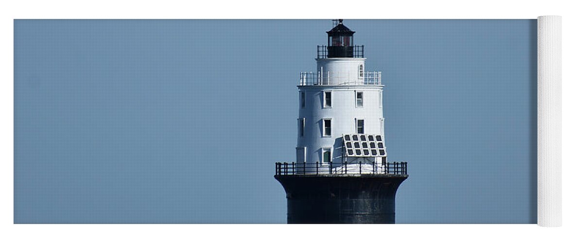 Lighthouses Yoga Mat featuring the photograph Refuge Two by Skip Willits