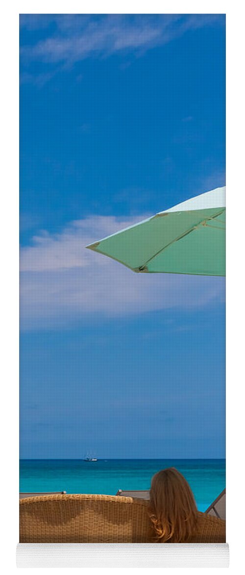 Bahamas Yoga Mat featuring the photograph Relaxing by Ed Gleichman