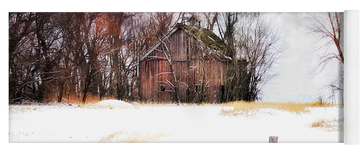 Barn Yoga Mat featuring the photograph Remember When by Julie Hamilton
