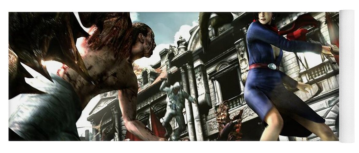 Resident Evil 6 Yoga Mat featuring the digital art Resident Evil 6 by Maye Loeser
