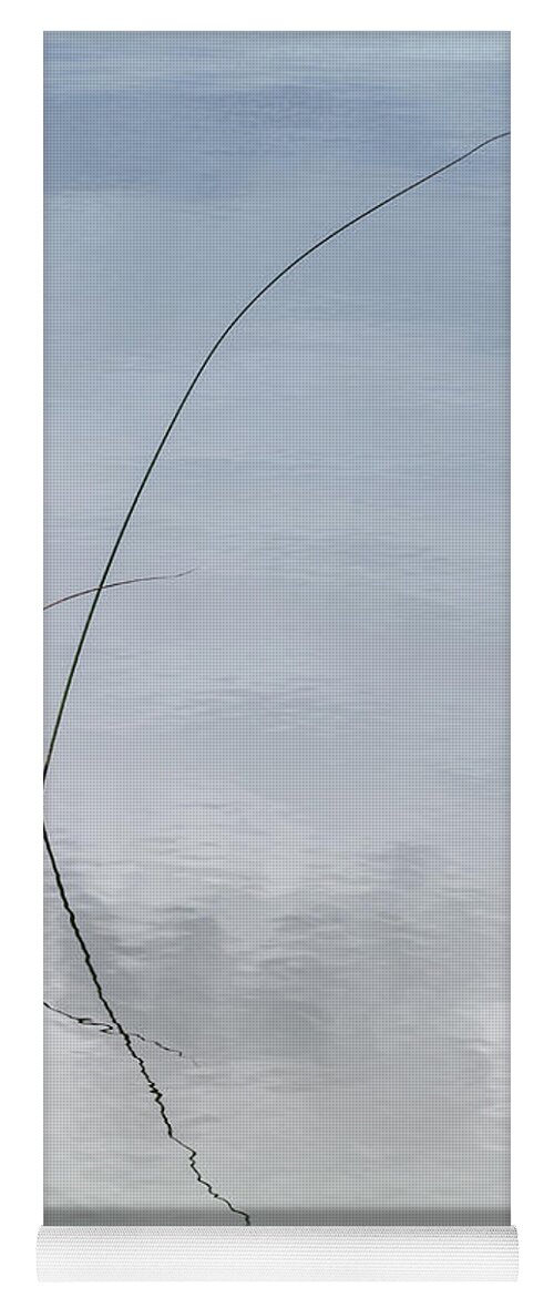 Rush Yoga Mat featuring the photograph River Rushes Abstract #4 by Patti Deters