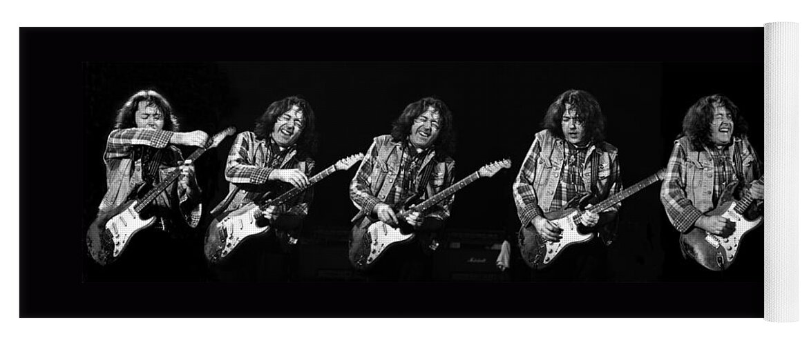 Rory Gallagher Yoga Mat featuring the photograph Rory Gallagher 5 by Dragan Kudjerski