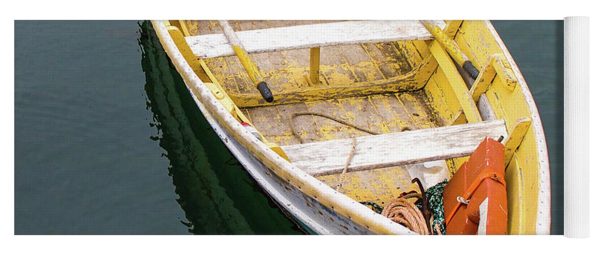 Boat Yoga Mat featuring the photograph Row, Row, Row Your Boat by Holly Ross