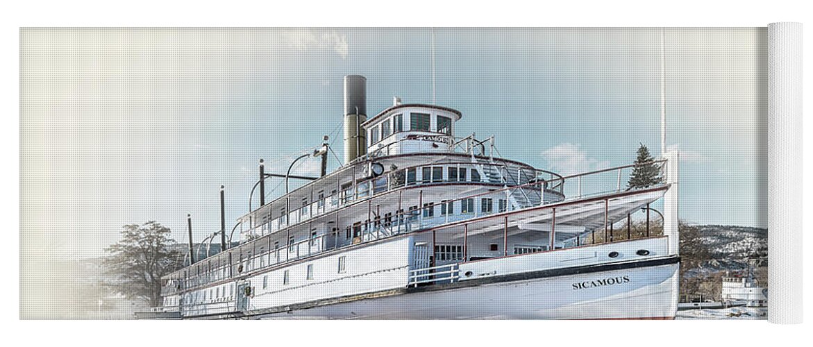 S S Sicamous Yoga Mat featuring the photograph S. S. Sicamous II by John Poon