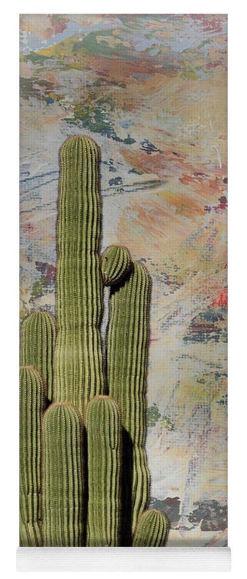 Arizona Yoga Mat featuring the photograph Saguaro Cactus by Jim Thompson
