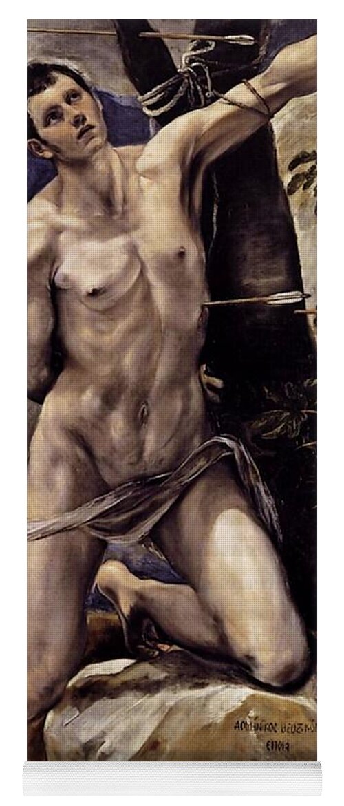 Saint Yoga Mat featuring the painting Saint Sebastian by El Greco