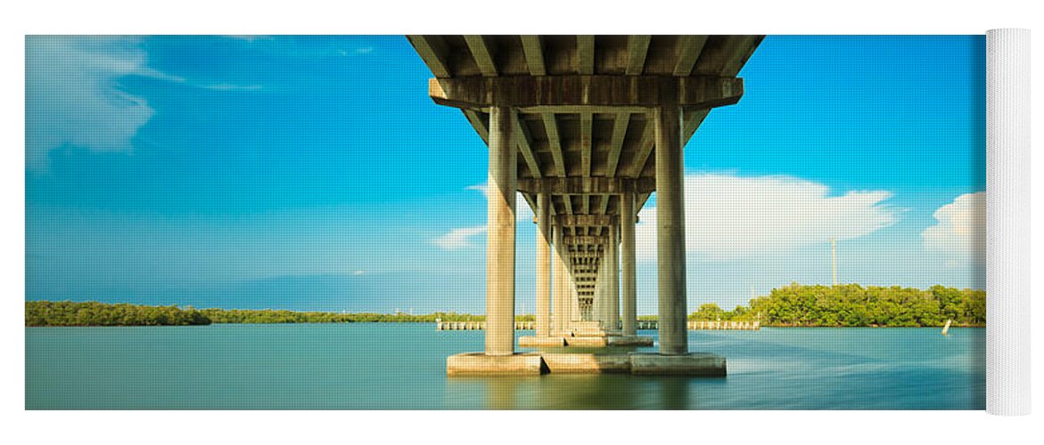 Everglades Yoga Mat featuring the photograph San Marco Bridge by Raul Rodriguez