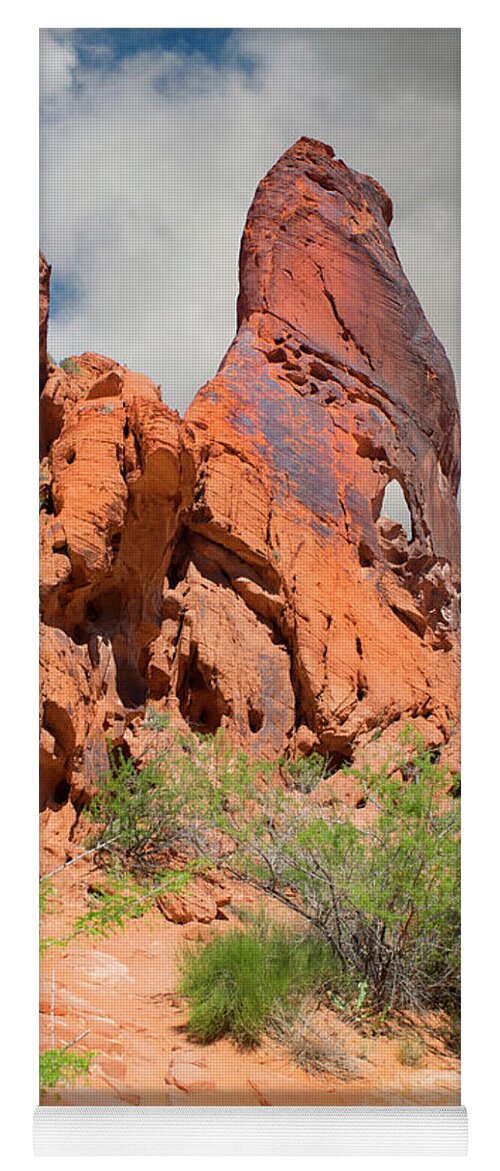 Sand Stone Monolith Valley Of Fire Yoga Mat featuring the photograph Sand Stone Monolith Valley Of Fire by Frank Wilson