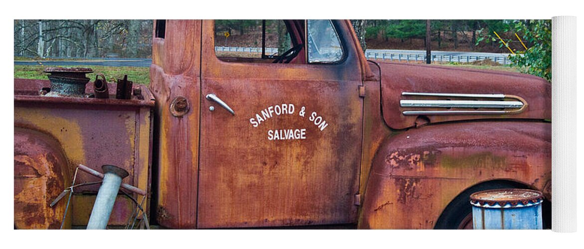  Yoga Mat featuring the photograph Sanford and Son Salvage 1 by Douglas Barnett